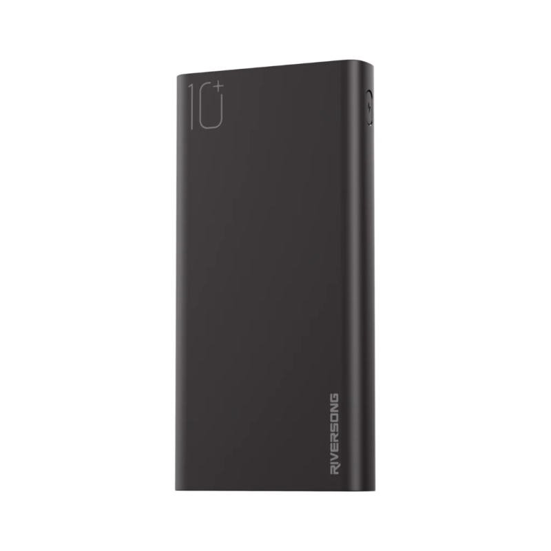 Riversong Rise10 10,000mAh 2.4A Fast Charging Power Bank | Black |